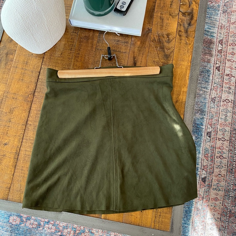 Highline Collection (from the Bay) faux suede mini skirt